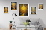 Golden Radiance Illustration, a Decorative Illustration by Housui Patterns (Thumbnail 12 of 12)