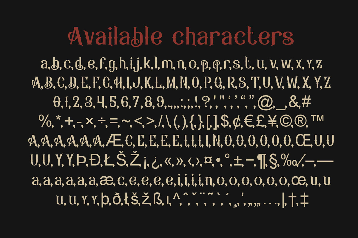 Pirates rum vintage typeface, a Symbol Font by Fractal fonts & graphics (Photo 3 of 5)