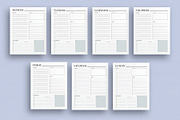 Undated Daily Planner Template, a Stationery Template by Nautical Notebooks (Thumbnail 2 of 2)