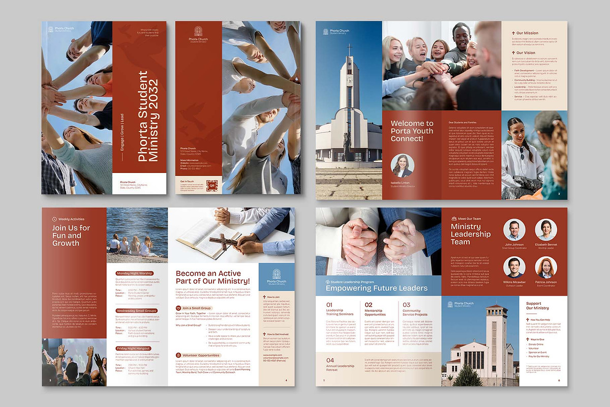 Modern Church Ministry Brochure, a Brochure Template by BrandPacks (Photo 2 of 5)