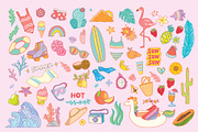60+ Summer Element Clip Art Bundle, an Illustration by rrrnte (Thumbnail 5 of 6)