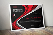 Certificate Word | PSD | AI, a Stationery Template by Curve Design (Thumbnail 1 of 8)