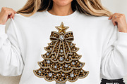 Leopard Christmas Tree PNG, a Seasonal Illustration by DreamCafeArt (Thumbnail 1 of 6)