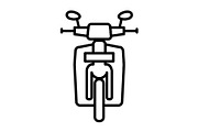 Motorcycle icon, an Outline Icon by Sumberpangan (Thumbnail 5 of 5)