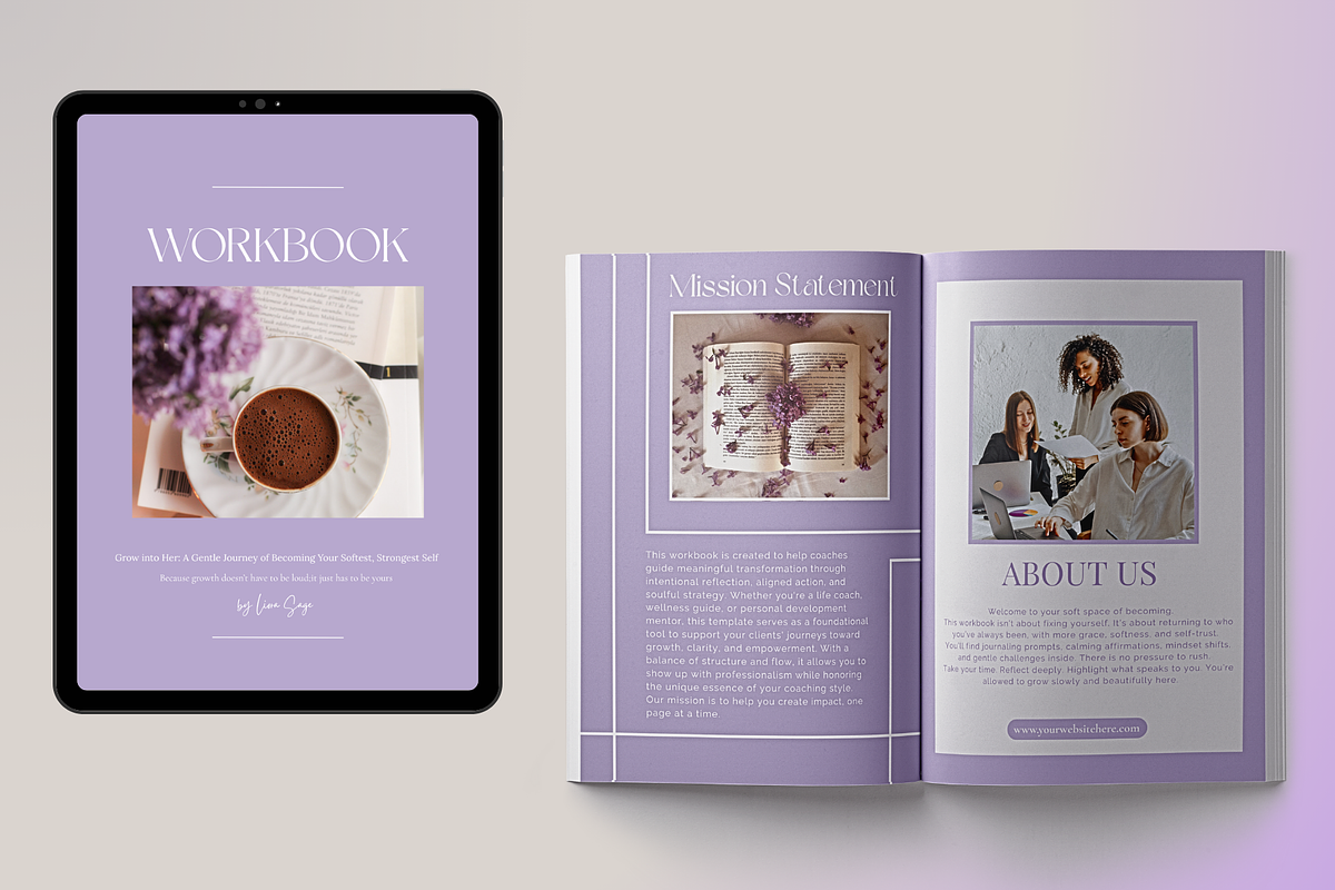 3-In-1Workbook,Ebook& Guided Journal, a Templates & Theme by Lindy Bloom (Photo 10 of 18)