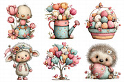 Whimsical Easter Clipart, an Illustration by Daily.Designs (Thumbnail 4 of 8)