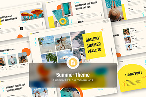 Summer Theme Presentation Slides, a Presentation Template by Antstheme