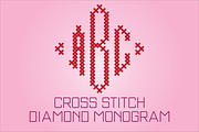 Cross Stitch Display Font Bundle, a Font by GG Design (Thumbnail 4 of 23)