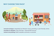 Street Food Festival Illustration, an Object Graphic by 35lab (Thumbnail 8 of 9)