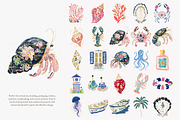 Preppy coastal clipart png set, a Decorative Illustration by Patishop Art (Thumbnail 9 of 12)
