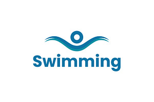 Swimming logo icon illustration, a Branding & Logo Template by Dyn Studio