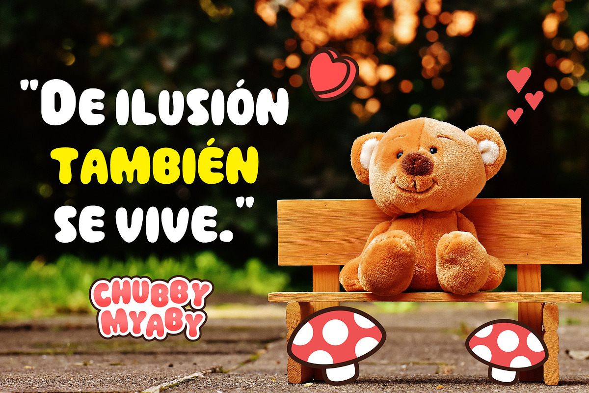 Chubby Myaby Font + Bonus preview 6