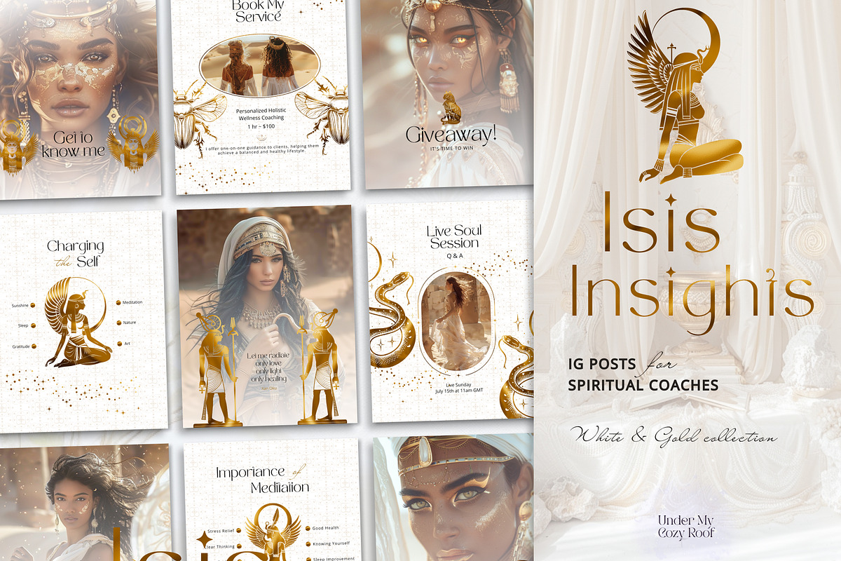Instagram Post Template | Egyptian, a Social Media Template by Under My Cozy Roof (Photo 1 of 8)