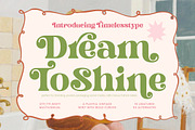 Dream Shine Retro Modern Serif, a Serif Font by timelesstype.co (Thumbnail 1 of 20)