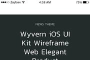 Wyvern iOS Wireframe UI Kit, a Wireframe Template by Yaroslav Zaitsev (Thumbnail 28 of 57)