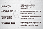 40 Archive Fonts Collection, a Script Font by Archive Type Fonts (Thumbnail 12 of 12)