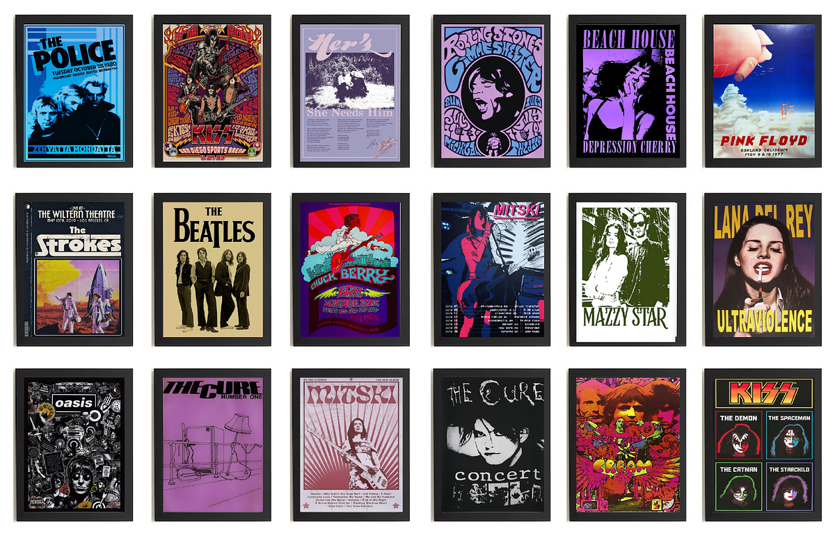 Vintage Concert Poster, Retro Poster, a Wallpaper Photo by Chipshpow Graphics (Photo 5 of 9)