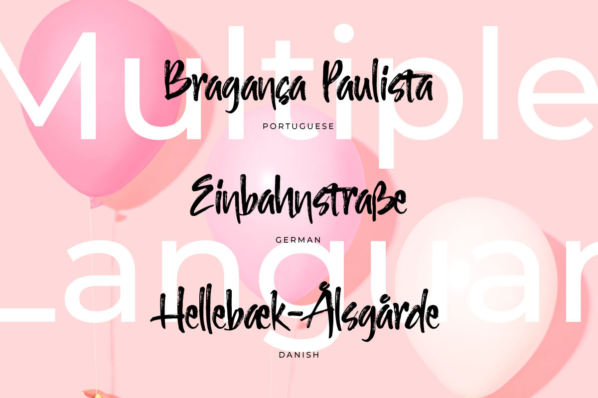 Samalona Textured Font preview 7
