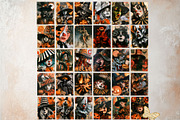 Vintage Dark Halloween Digital Paper, a Seasonal Illustration by ThatsDesignArt (Thumbnail 12 of 16)