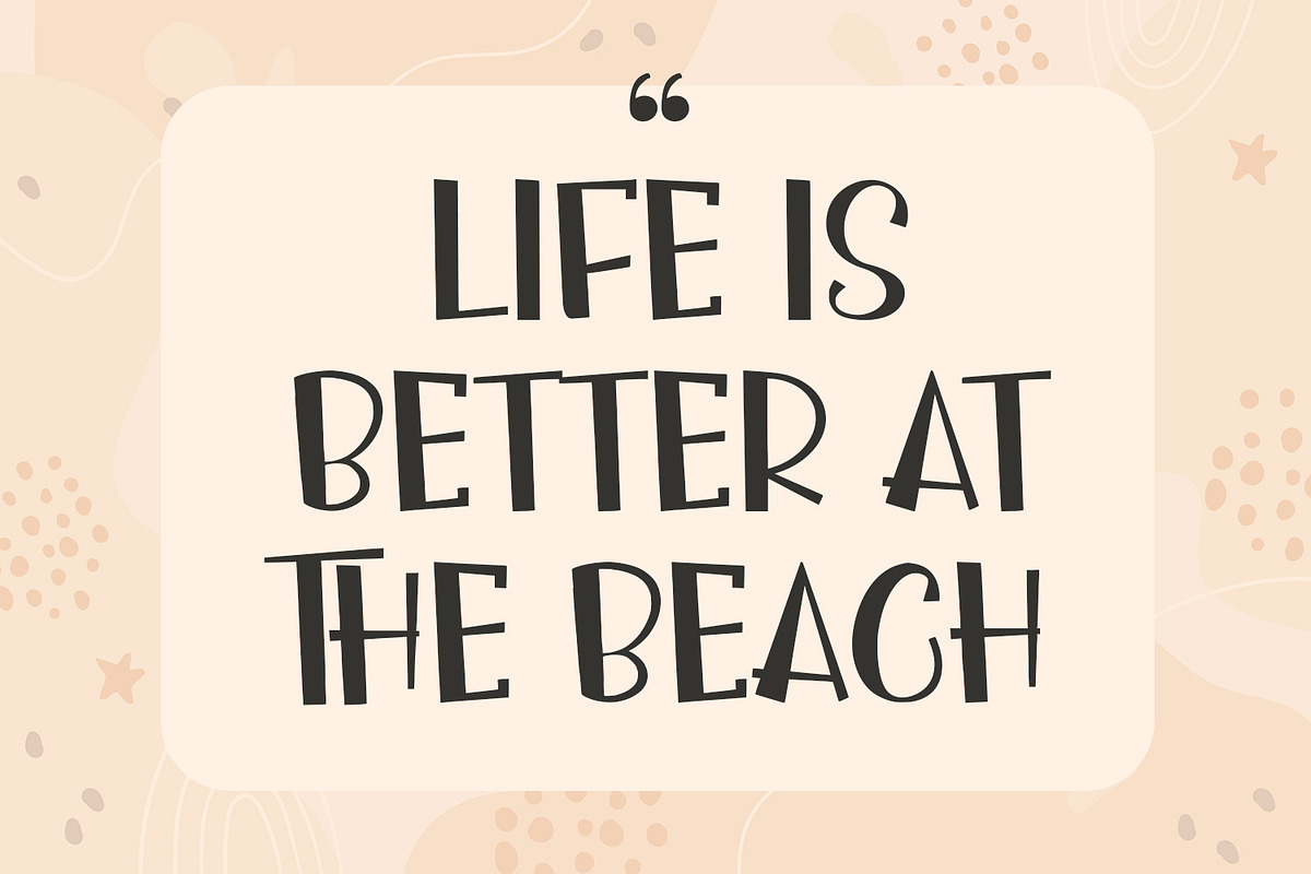 Elockkon Playful Sans Display Font, a Sans Serif Font by Maulana Creative (Photo 6 of 7)