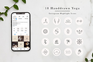 Instagram Story Highlight Icons Yoga