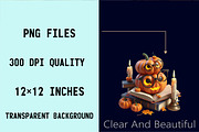 Watercolor Autumn Pumpkin Clipart Bu, an Illustration by SVGArt (Thumbnail 3 of 8)