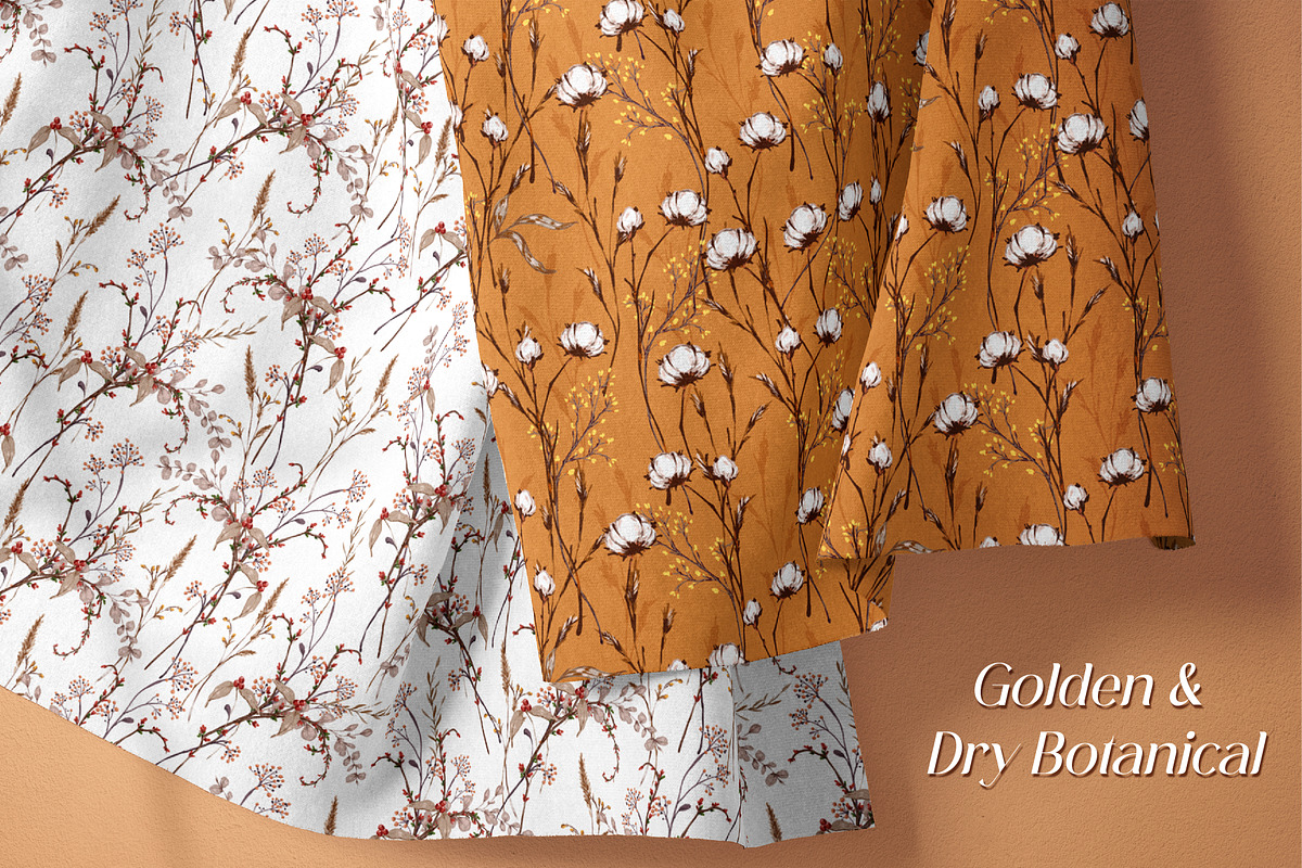 Golden & Mistletoe Charm, a Pattern Graphic by MSNTY STUDIOX (Photo 7 of 26)