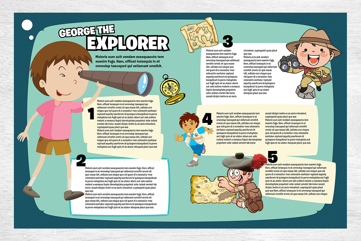 Kids Magazine Template, a Magazine Template by Red Cactus Creative (Photo 13 of 18)