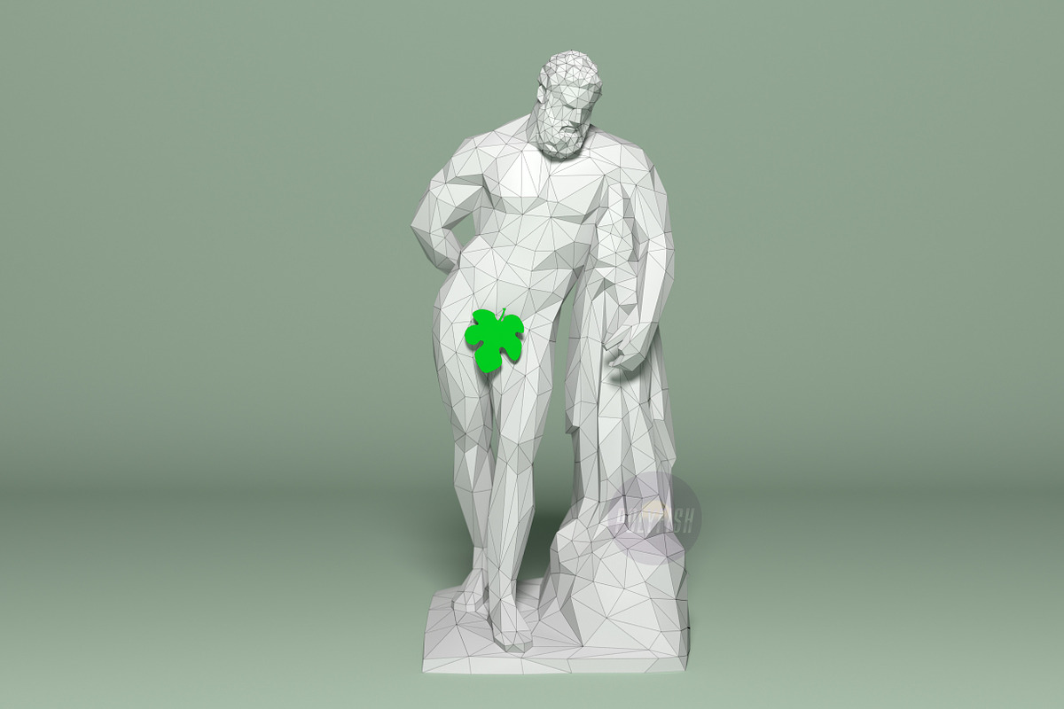 DIY Farnese Hercules 3D template, a Templates & Theme by PolyFish (Photo 8 of 8)