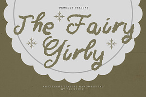 The Fairy Girly - Texture Font