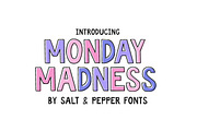Monday Madness Font Duo, a Font by Salt & Pepper Designs (Thumbnail 1 of 8)