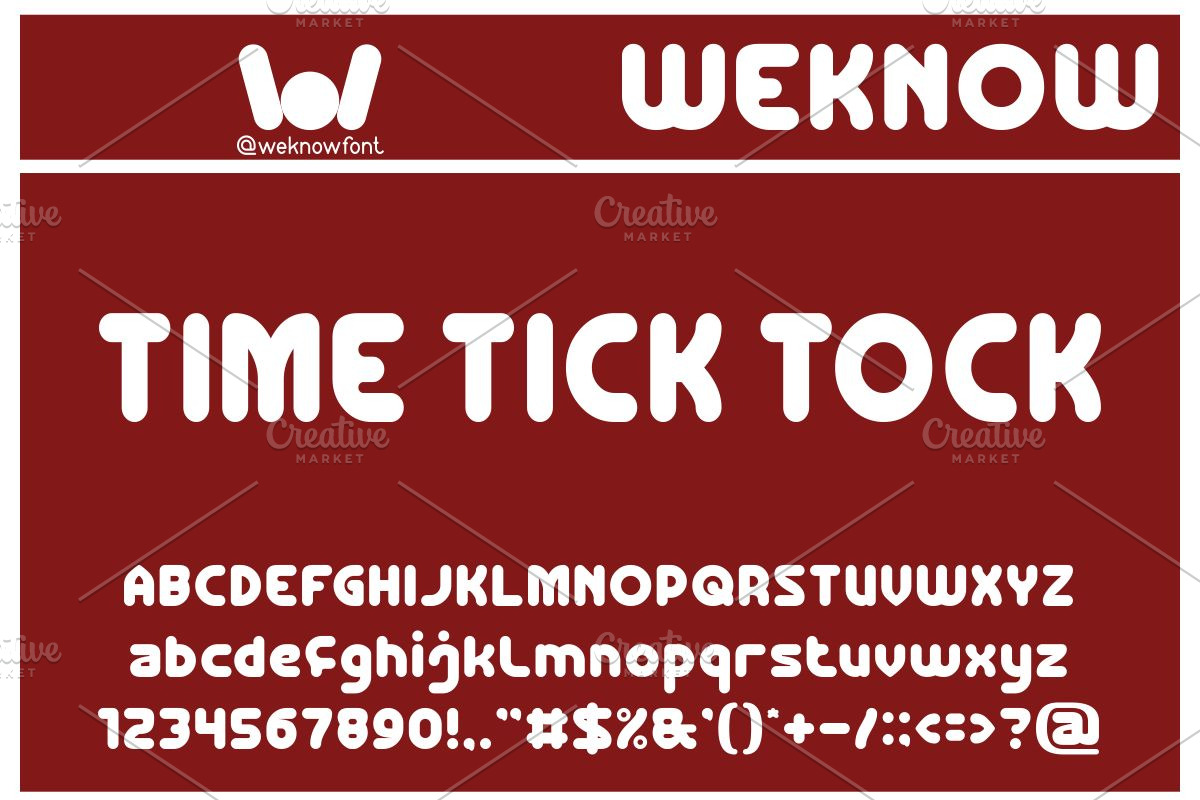 Graphic Research font, a Sans Serif Font by weknow (Photo 4 of 8)