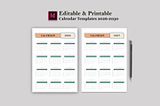 Calendar Template 2026-2030, a Stationery Template by Design Zone (Thumbnail 1 of 5)