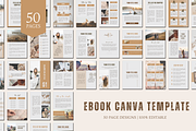 Latte Travel EBOOK CANVA TEMPLATE, a Magazine Template by The Little Lily Studio (Thumbnail 1 of 5)