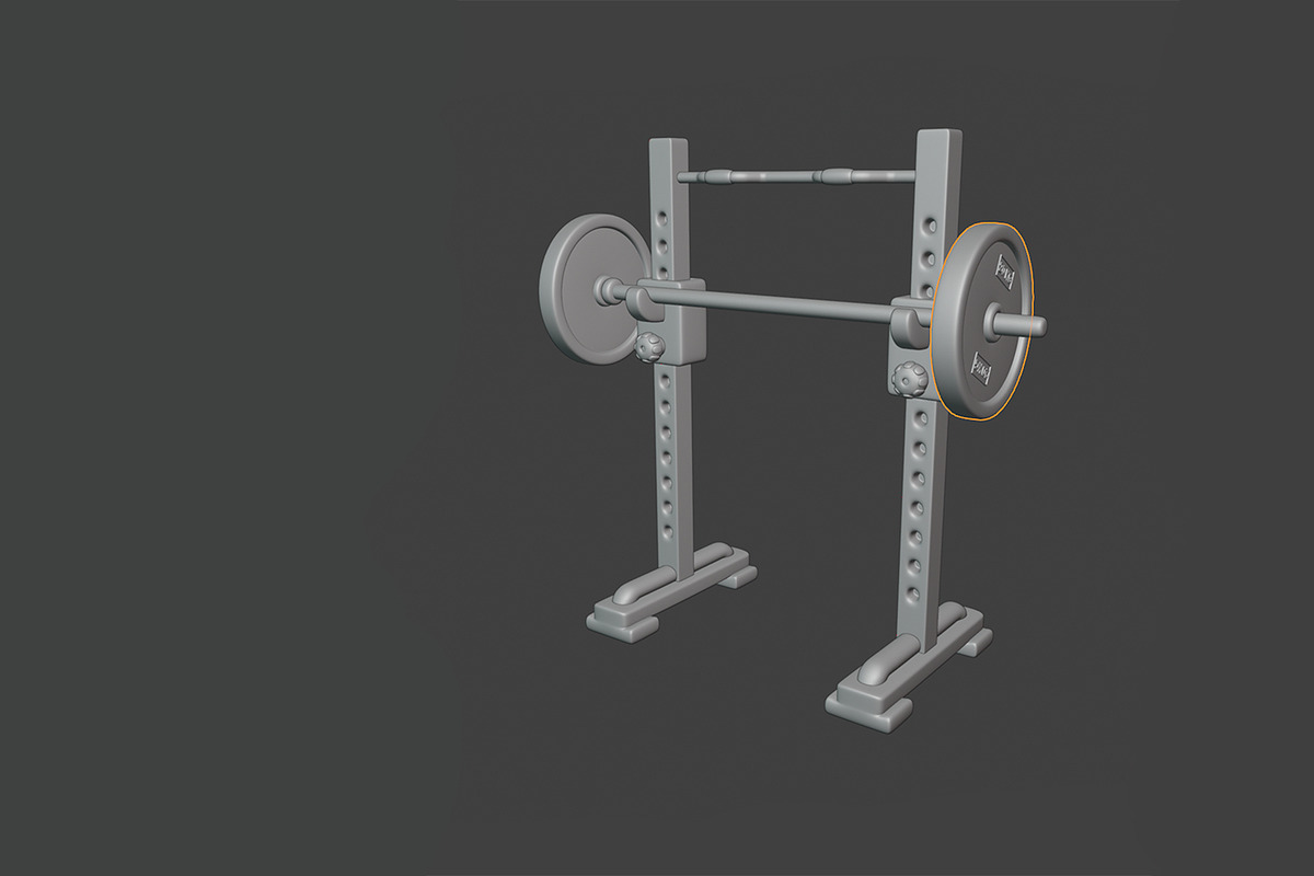 Stylized Gym and Fitness Set, an Object 3D Model by Artem Varnitsin (Photo 9 of 23)