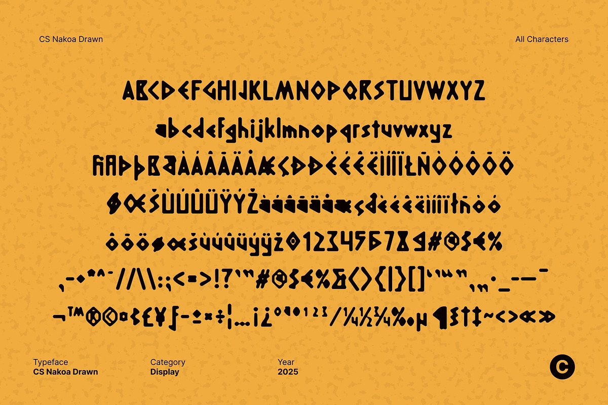 CS Nakoa Drawn, a Sans Serif Font by Craft Supply Co. (Photo 8 of 8)