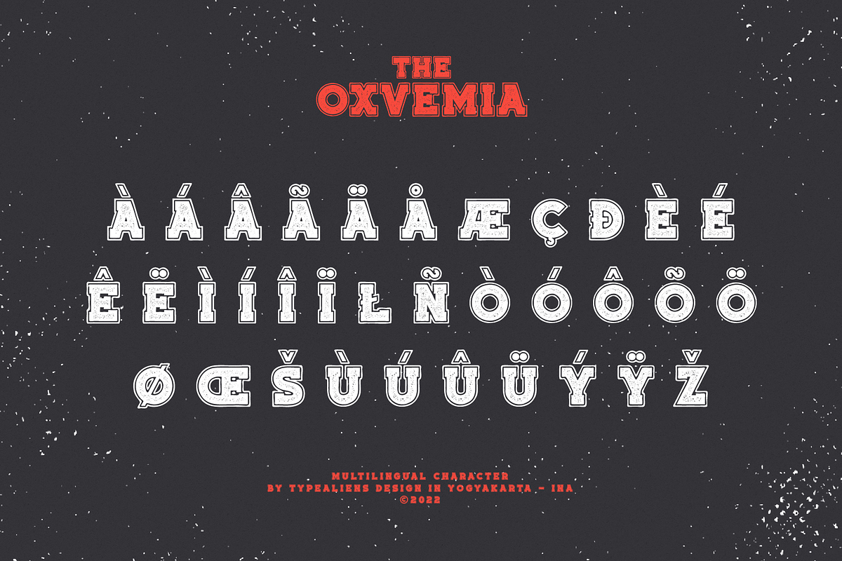 Oxvemia, a Font by ilhamtaro (Photo 9 of 10)
