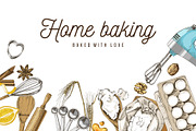 Bake like a mom!, a Decorative Illustration by handsketched (Thumbnail 9 of 11)