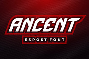 Ancent - Esport Font, a Sans Serif Font by Burhan Afif (Thumbnail 6 of 6)
