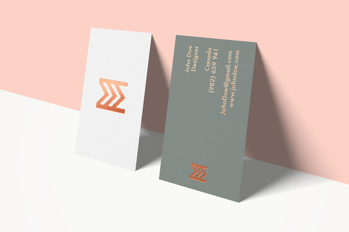 Business Cards Mockup Vol 3, a Print Template by GraphicDash (Photo 1 of 5)