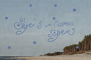 Hortus - Hand Script, a Script Font by Lilithcollageart (Thumbnail 2 of 9)