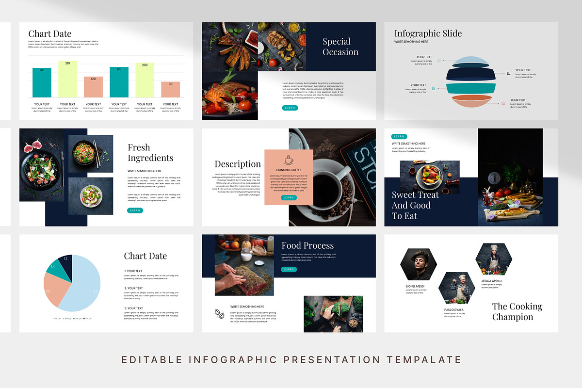 Smart Cooking - Infographic Presentation Template