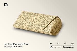 Leather Eyewear Box Mockup