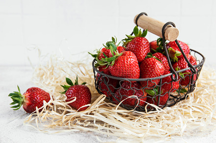 Fresh ripe delicious strawberries, a Food & Drink Photo by Olena Rudo