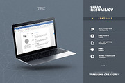 Clean Resume/Cv Template Volume 4, a Resume Template by TheResumeCreator (Thumbnail 4 of 6)