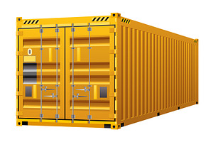 Logistic cargo container. Shipping, a Transportation Illustration by the8monkey