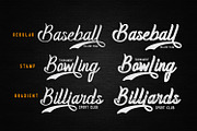 Homerun Family Typeface - 30% OFF, a Script Font by madeDeduk (Thumbnail 5 of 8)
