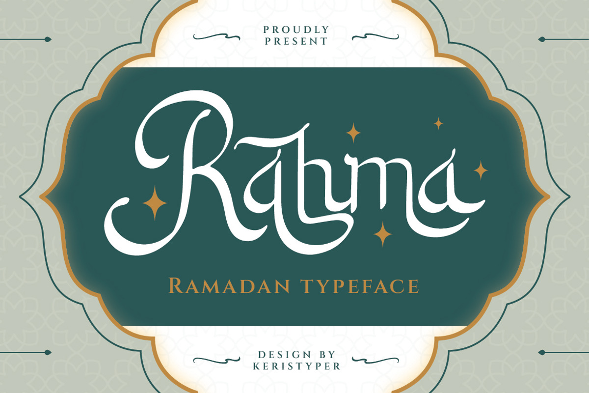 Rahma, a Script Font by kerismaker (Photo 1 of 12)