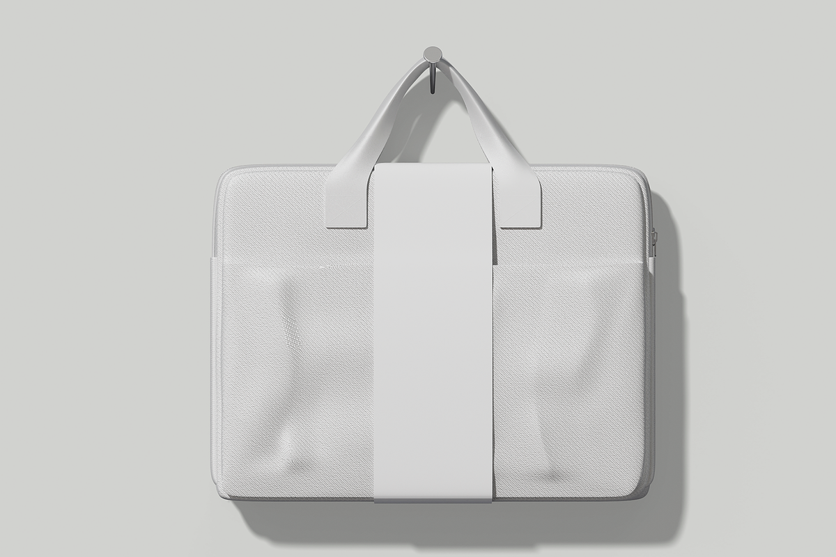 Laptop Case Mockup, a Packaging Mockup by Permadi Creative (Photo 4 of 5)