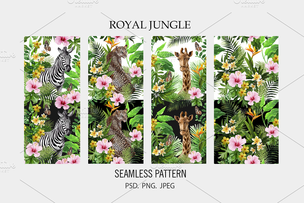 Royal jungle, an Animal Illustration by DariKa (Photo 3 of 6)